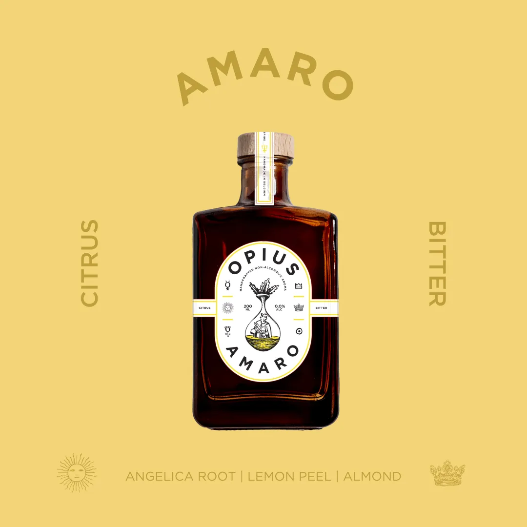 Opius Amaro alkoholfreier Bitter-Aperitif 200 ml, 0,0 % vol