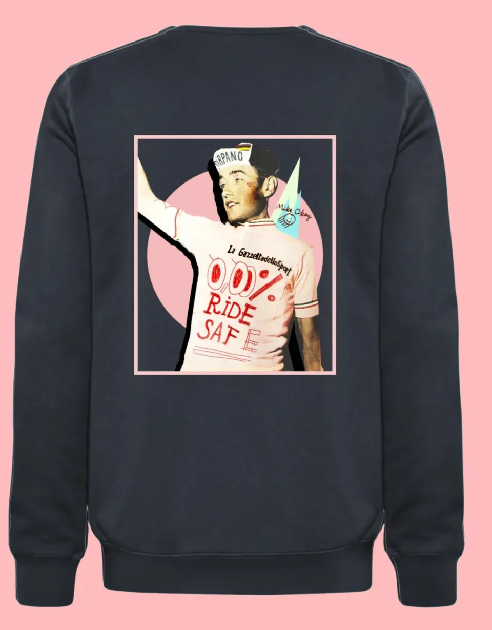 Highlevel Zero x Mike Okay Sweatshirt Navy Crewneck