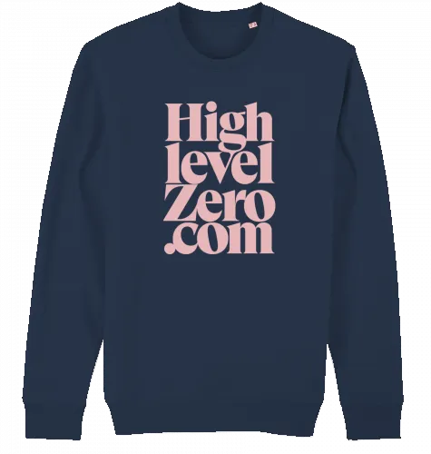 Highlevel Zero x Mike Okay Sweatshirt Navy Crewneck