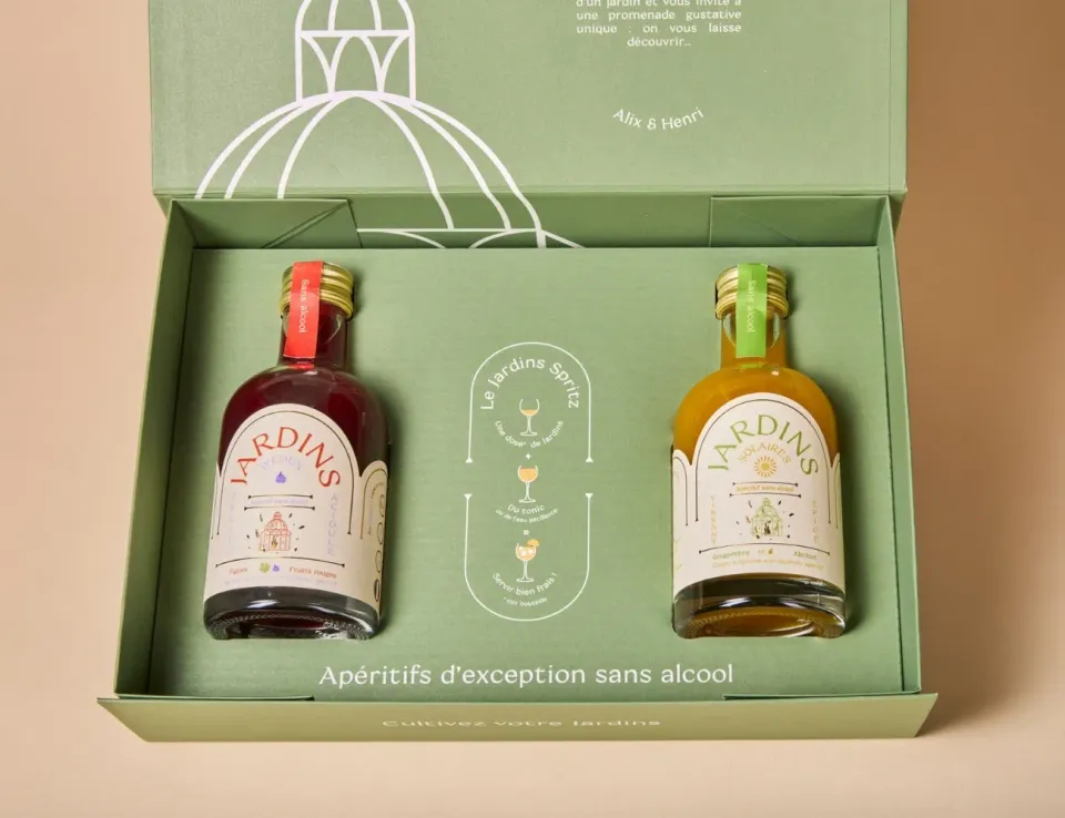 Jardins Solaires & d'Eden Geschenkset 2x20 cl Mini