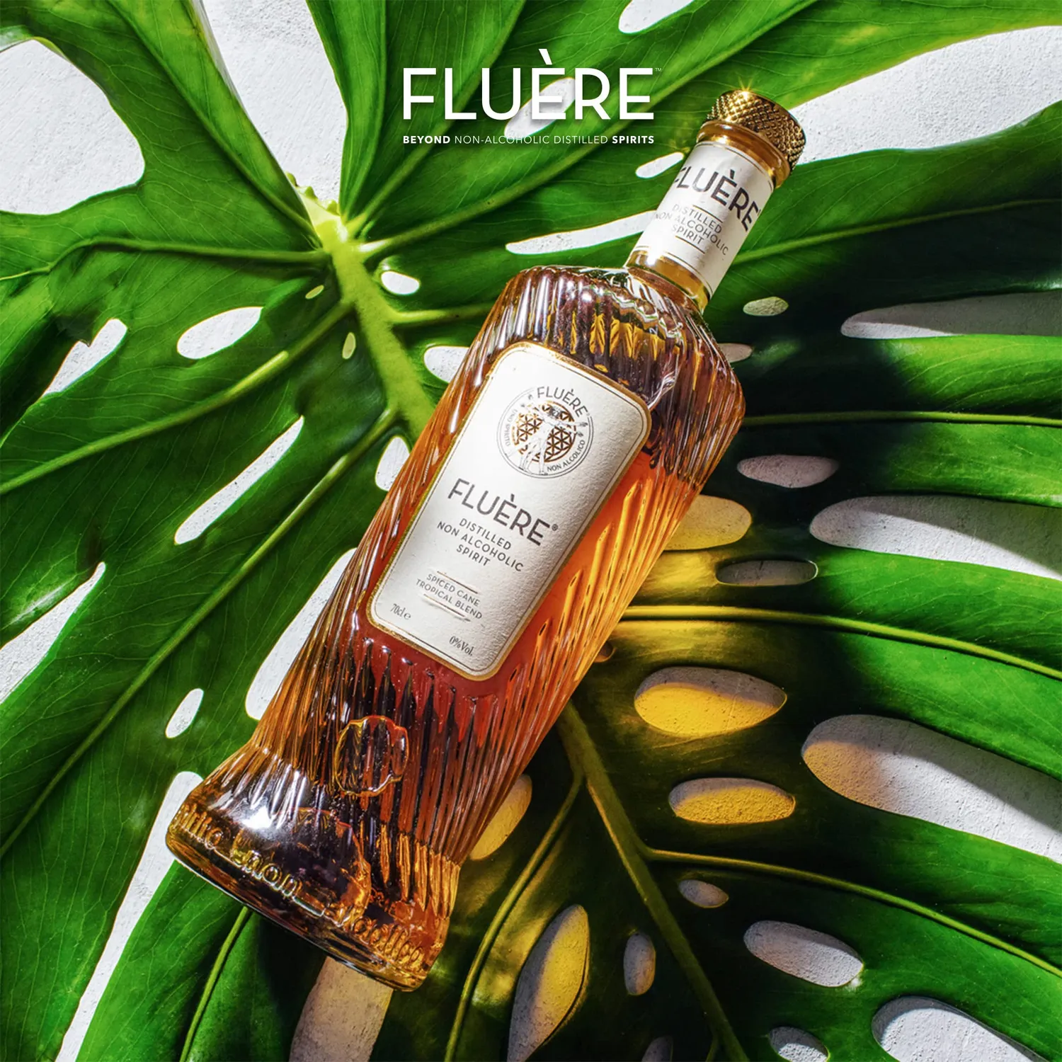 Fluère Spiced Cane Rum-Alternative alkoholfrei 0,7 l dunkel
