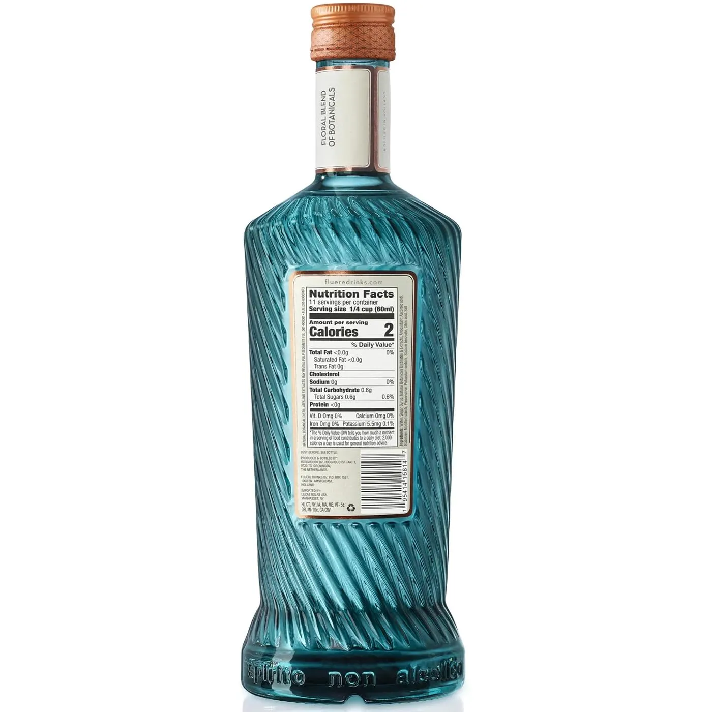 Fluère Original Gin-Alternative alkoholfrei 0,7 l Wacholder
