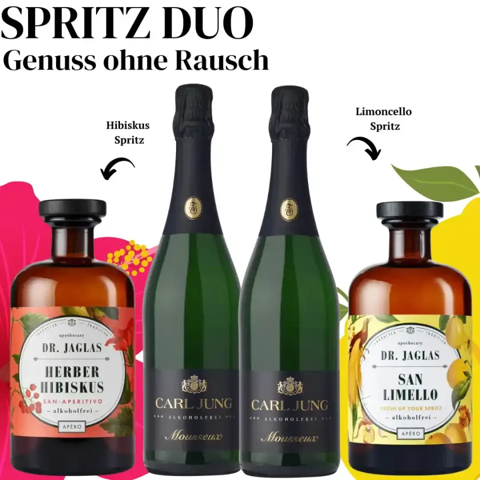 Nullprozente Spritz Bundle Aperitif alkoholfrei 4-teilig