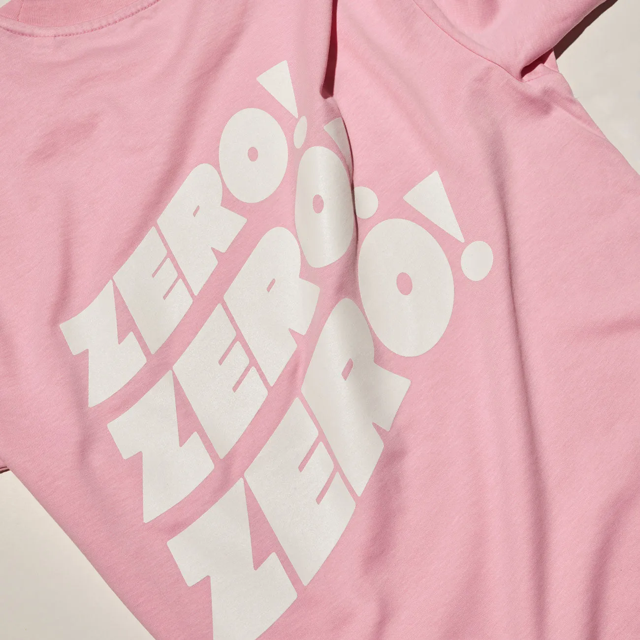 Highlevel Zero ZeroZeroZero T-Shirt fairtrade Baumwolle