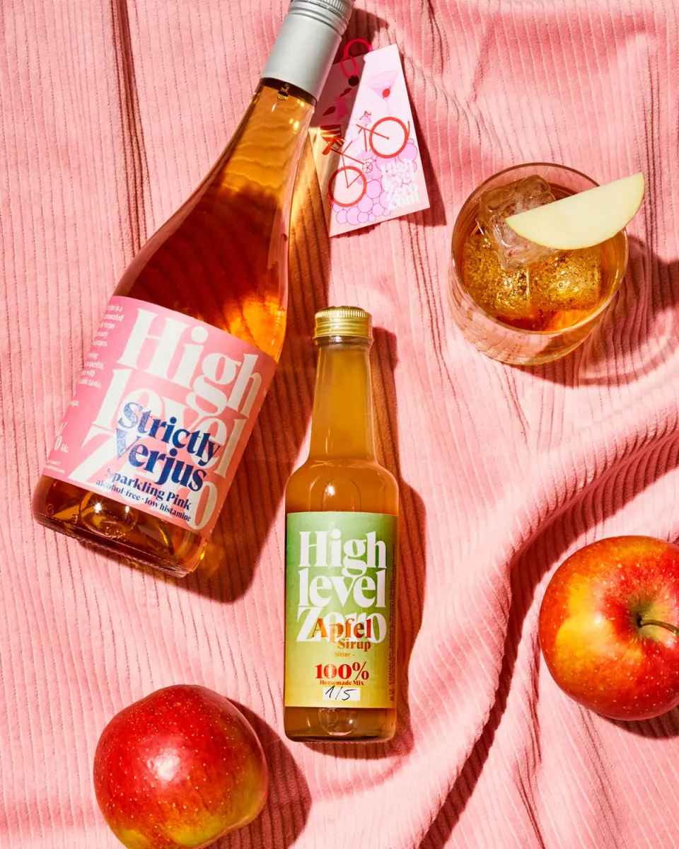 Highlevel Zero Apfel-Bitter Sirup limitierte Herbst-Edition Set