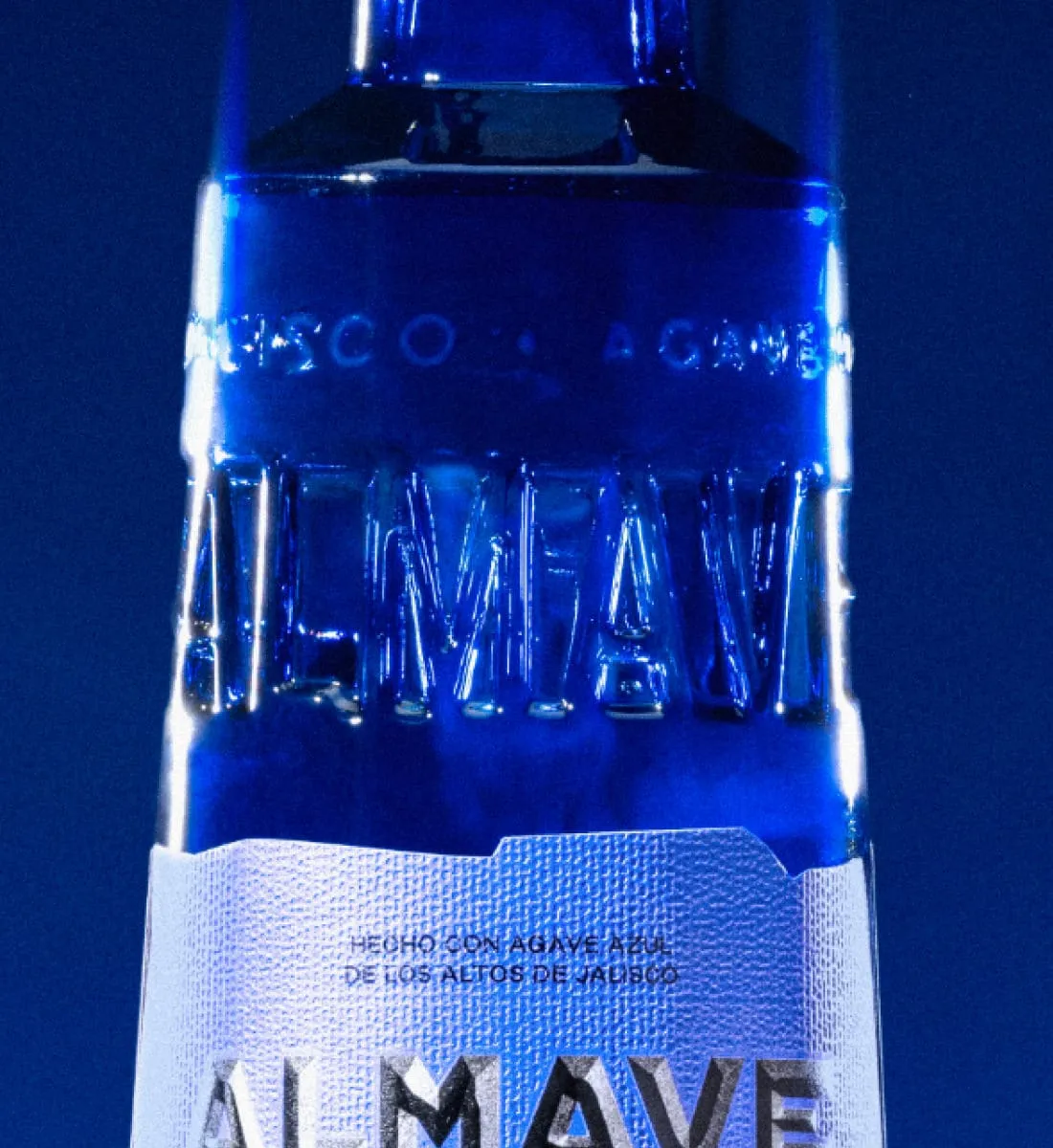 Almave Blanco Tequila alkoholfrei Flasche Agave