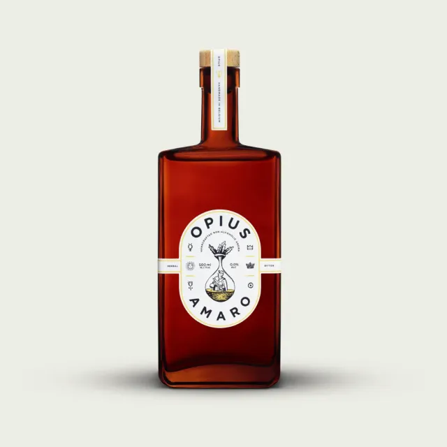 Opius Amaro alkoholfreier Bitter-Aperitif 500 ml, 0,0 % vol
