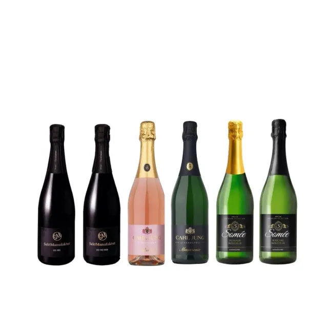 Nullprozente prickelnd alkoholfrei Mousseux Probierpaket 6 × 750 ml