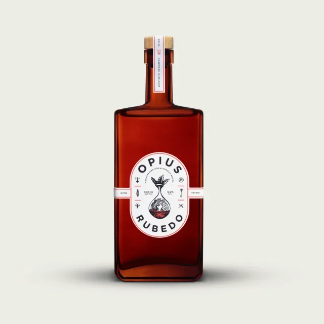 Opius Rubedo Bitter-Elixier alkoholfrei 500 ml Orange