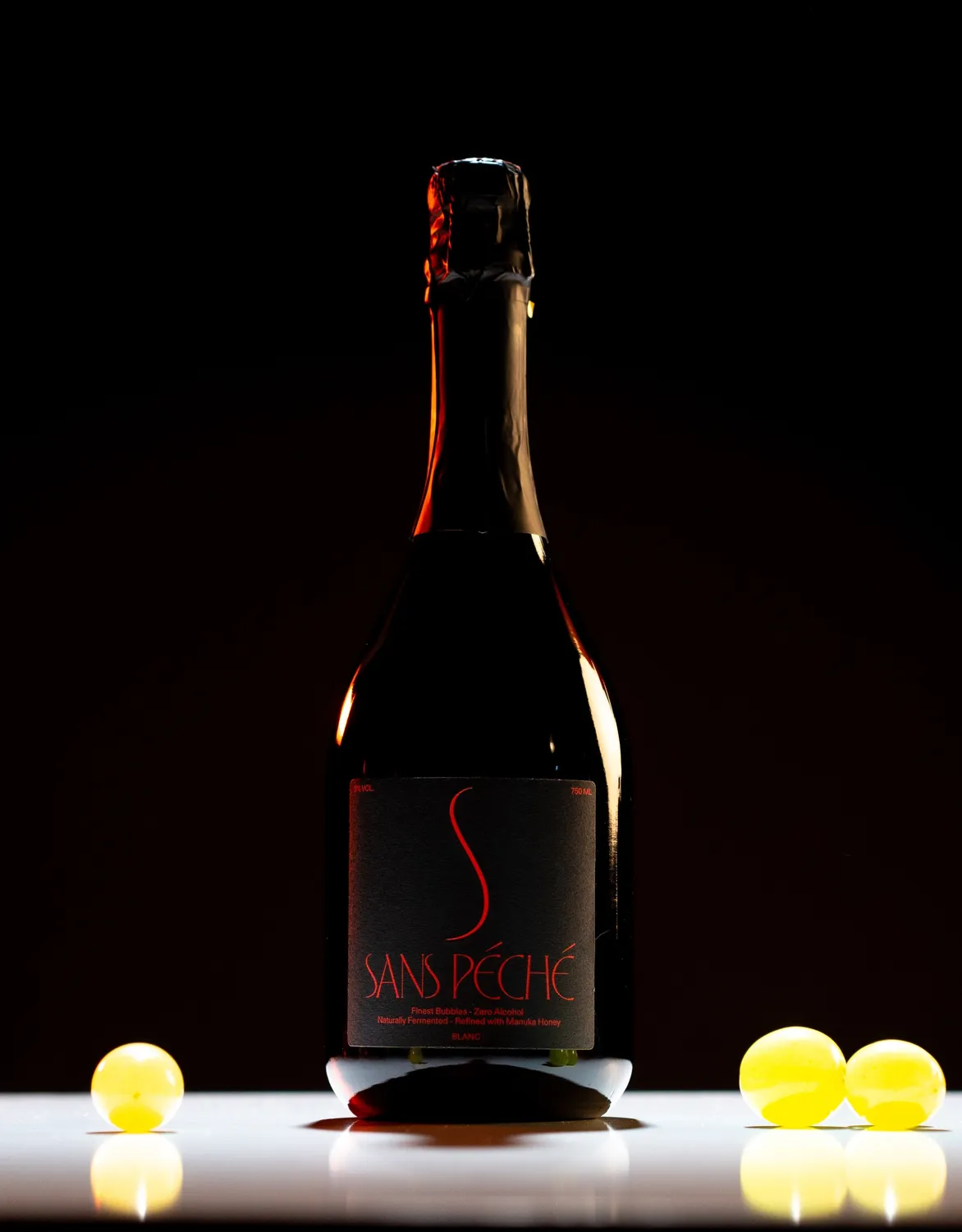 Sans Péché Fermenté Blanc Geschenkset alkoholfrei mit Geschenkbox