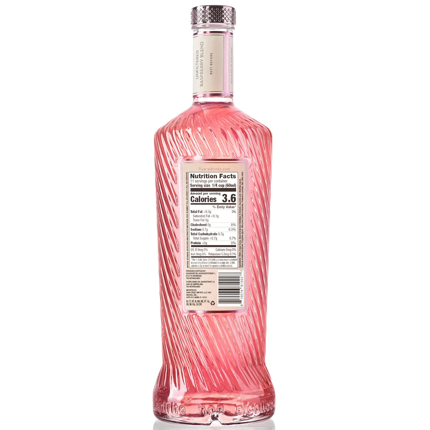 Fluère Raspberry Gin-Alternative alkoholfrei 0,7 l Himbeere