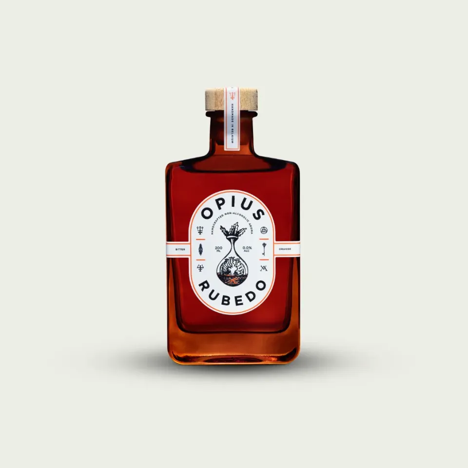 Opius Rubedo alkoholfreier Aperitif 200 ml mit Orange