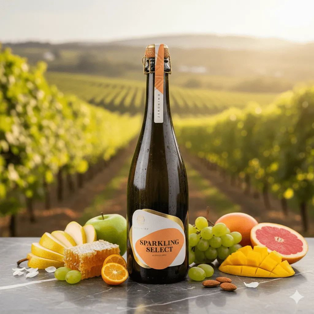 Zeronimo Sparkling Select Sekt alkoholfrei 750 ml feine Perlage