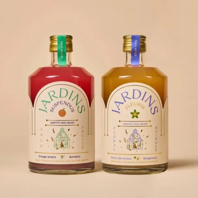 Jardins Fleuris & Suspendus Aperitif Duo-Set bio alkoholfrei