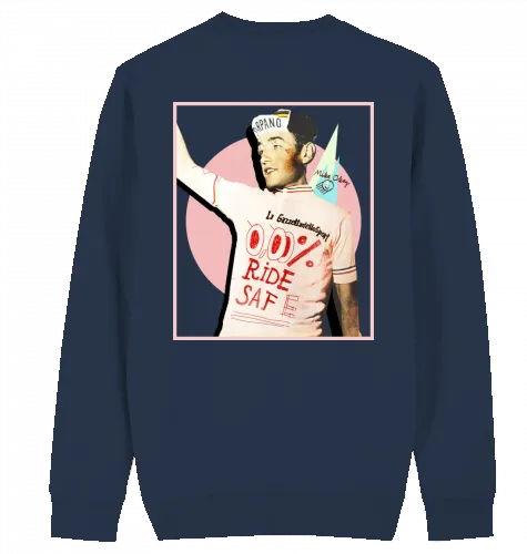 Highlevel Zero x Mike Okay Sweatshirt Navy Crewneck